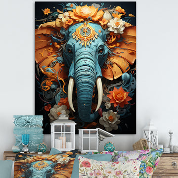 Urban Graffiti Pachyderms - Elephant Home Decor Art